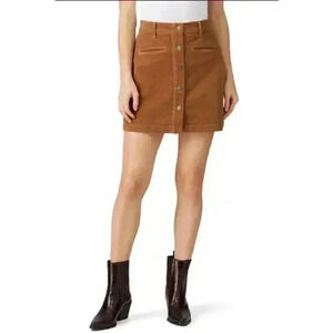 7 for All Mankind Corduroy Mini Skirt Womens 29 Western 70s Indie Sleaze Chic
